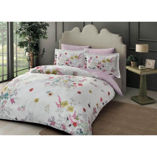 Lenjerie TAC pat dublu, Benicia Digital ( Bumbac Satin Deluxe )