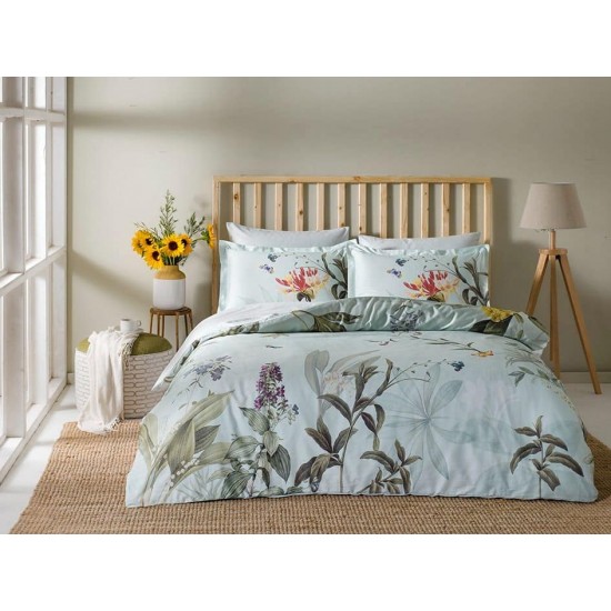 Lenjerie TAC pentru pat dublu, Laden Digital ( Bumbac Satin Deluxe )