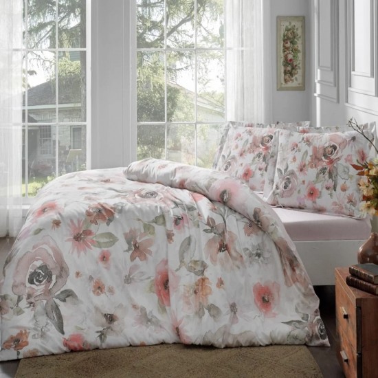 Lenjerie TAC pentru pat dublu Clara (Bumbac Satin Deluxe)