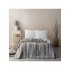 Patura Pentru Pat Savan Gri TAC 200 x 220 cm Bumbac 40% Acril 40%