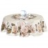 Față de masă cu model Goblen 3D Roses Rotunda
