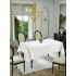 Față de masă eleganta cu tesatura Jacquard (Damasc) Neocotton Alb